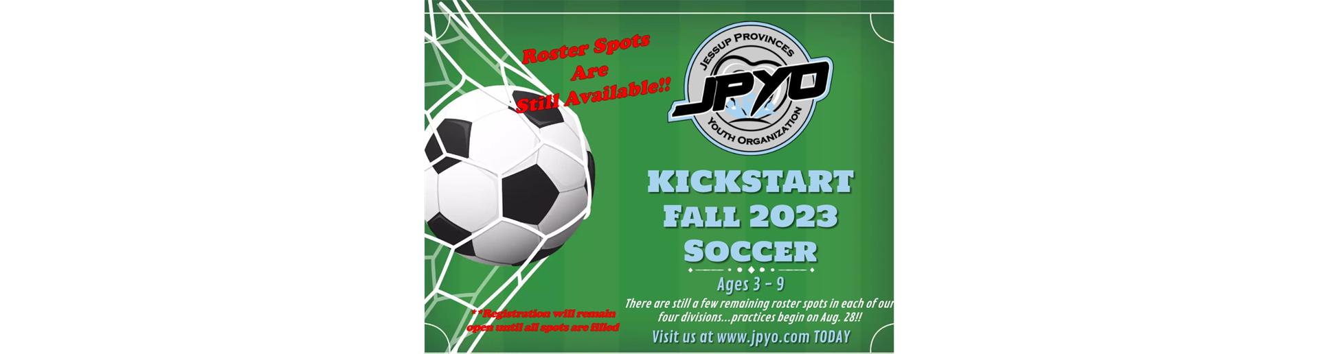KickStart Registration Still Open